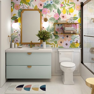 Цветная и яркая ванная комната: как преобразить санузел в Барнауле - barnaul.mebel54.com | фото