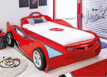 CARBED Кровать-машина Coupe с выдвижной кроватью Red 20.03.1306.00 в Барнауле - barnaul.mebel54.com | фото