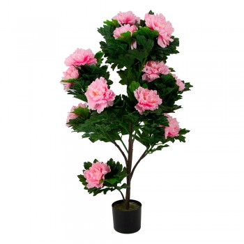 Искусственные растения Пион розовый MK-7411-HP Темно-зеленый в Барнауле - barnaul.mebel54.com | фото