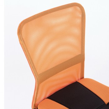 Кресло компактное BRABIX Smart MG-313 (черный, оранжевый) в Барнауле - barnaul.mebel54.com | фото