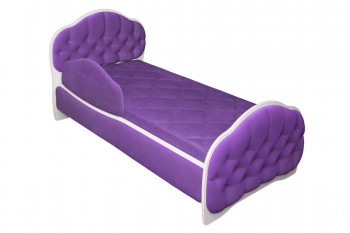Кровать 160 Гармония 32 Фиолетовый (мягкий бортик) в Барнауле - barnaul.mebel54.com | фото
