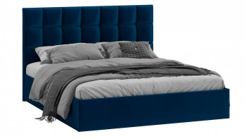 Кровать без ПМ «Эмбер» Велюр Confetti/Blue в Барнауле - barnaul.mebel54.com | фото