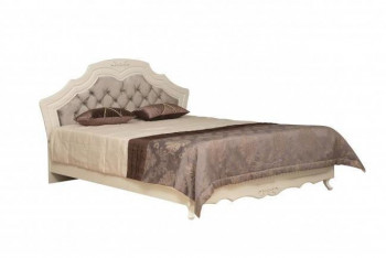 Кровать двойная "Кантри" (вудлайн кремовый/патина/ортопед/1820) в Барнауле - barnaul.mebel54.com | фото