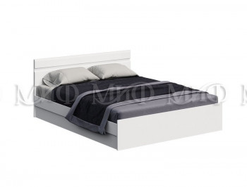 Кровать Нэнси New 1,4м (Белый/белый глянец) в Барнауле - barnaul.mebel54.com | фото