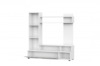 Мебель для гостиной "МГС 9" Белый / Цемент светлый в Барнауле - barnaul.mebel54.com | фото