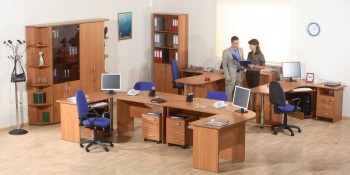 Мебель для персонала Альфа 61 Ольха в Барнауле - barnaul.mebel54.com | фото