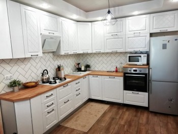 Модульная кухня Гранд (Белый/Пепел) в Барнауле - barnaul.mebel54.com | фото