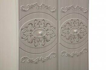 Шкаф 2-х дверный комбинированный "Каролина" (патина) в Барнауле - barnaul.mebel54.com | фото