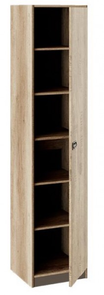 Шкаф для белья «Пилигрим» (Дуб Каньон светлый, Фон серый) в Барнауле - barnaul.mebel54.com | фото