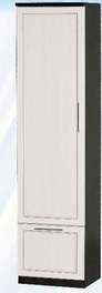 Шкаф средний с ящиком ДЛЯ ГОСТИНОЙ ШСЯ-450 Венге/Дуб выбеленный в Барнауле - barnaul.mebel54.com | фото