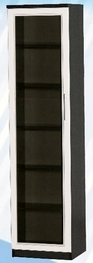 Шкаф средний со стеклодверью ДЛЯ ГОСТИНОЙ ШСС-450 Венге/Дуб выбеленный в Барнауле - barnaul.mebel54.com | фото