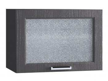 Шкаф верхний горизонтальный со стеклом 609, ШВГС 609 (Клен серый/корпус венге) в Барнауле - barnaul.mebel54.com | фото