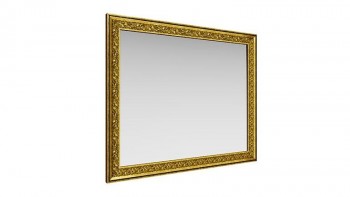 Зеркало навесное "Айрум"/(дуб кальяри / профиль: золото с орнаментом) в Барнауле - barnaul.mebel54.com | фото